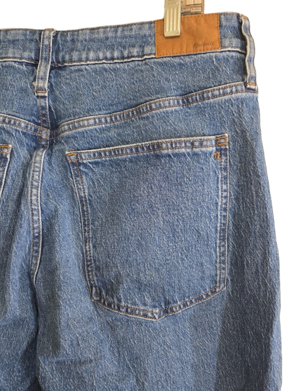 Madewell The Curvy Perfect Vintage Wide-Leg Crop Jean 32 Cresslow Wash - Picture 8 of 10